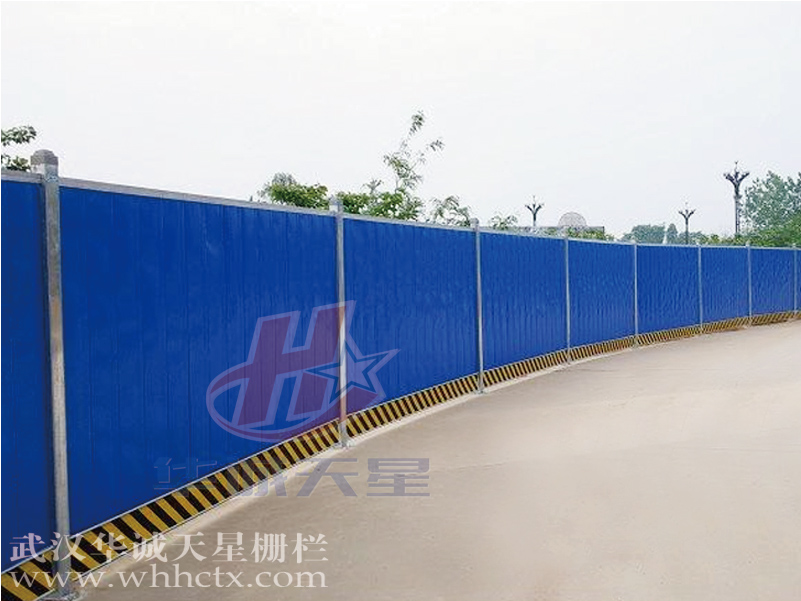  小草金属装配式彩钢板围挡价格,规格尺寸(图2)